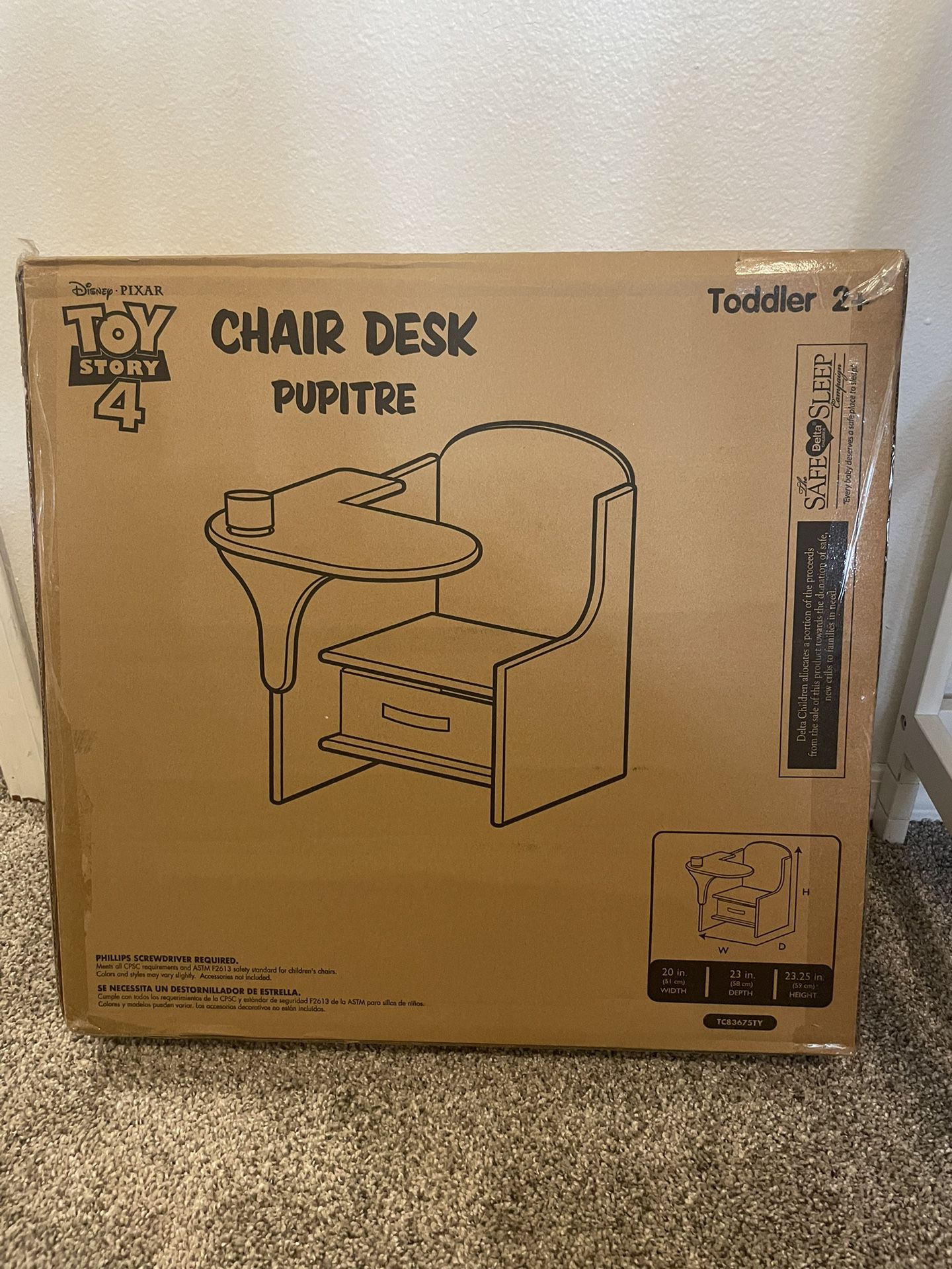Toy Story Chair Desk 