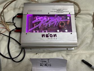 Neon 4 Channel Amplifier
