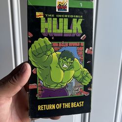 The Incredible Hulk VHS TAPE 