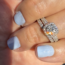 14 karat white gold from Robin’s brother