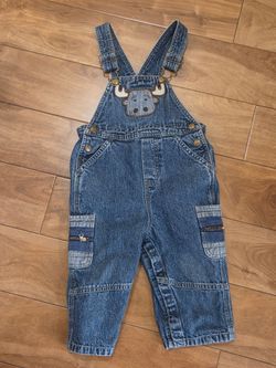Boy's jean overalls