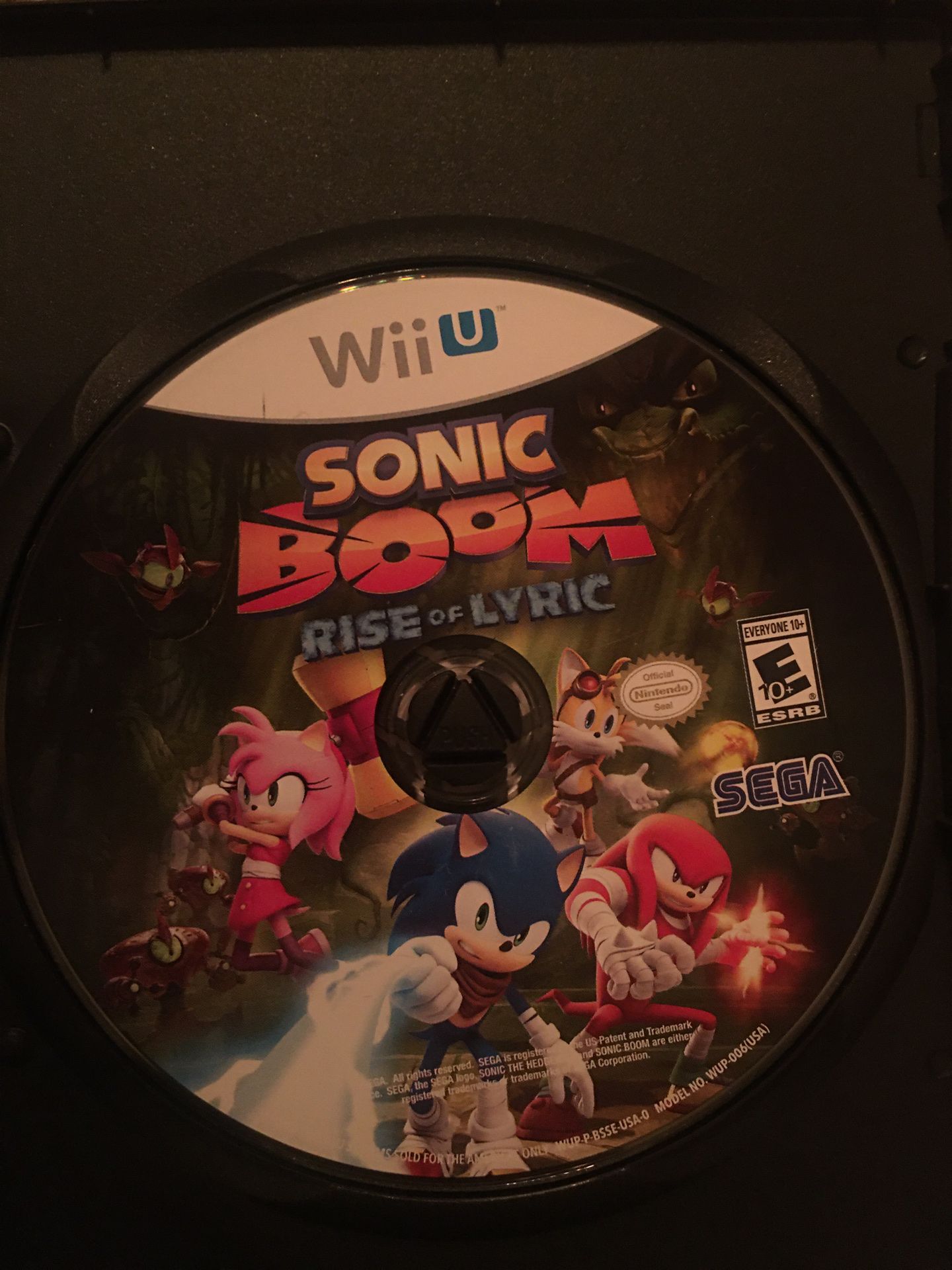 Nintendo Wii U sonic boom