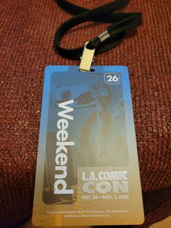 LOS ANGELES COMIC CON 2026 WEEKEND BADGE PASS