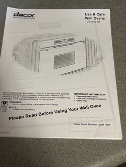 WALL OVEN DACOR