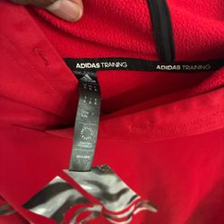 adidas red hoodie