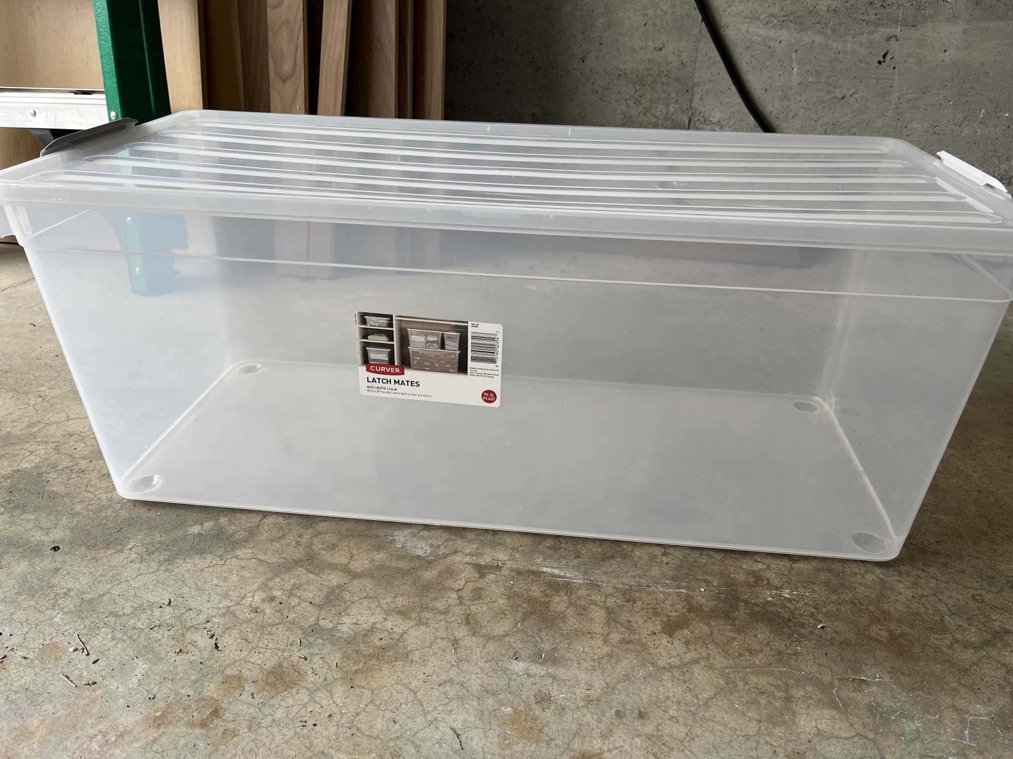 Plastic Storage Container With Lid
