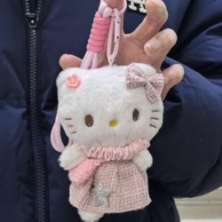 Hello Kitty, Plush Keychain