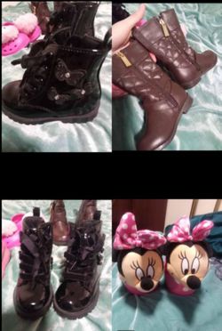 Size 5&6 toddler girl shoe bundle