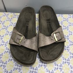 Birkenstock Madrid Lather Sandals Size 36
