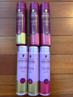 Schwarzkopf shampoo and conditioner, $8/each