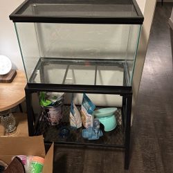 20 Gallon Hamster Cage With Stand And Food