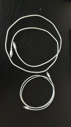 Lighting to USB C cables