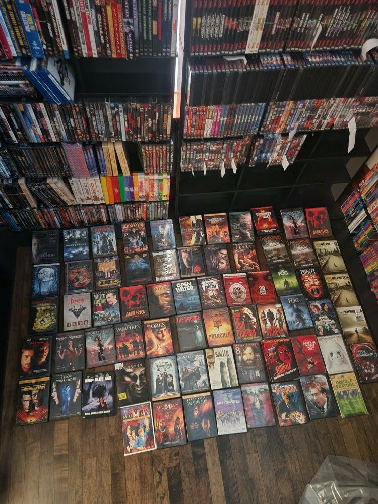 Horror Movie Dvd Lot