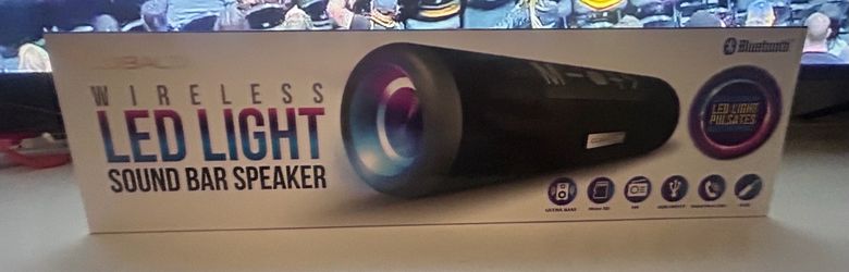Wireless LED Light Sound Bar Speaker
