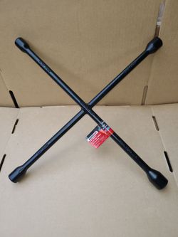 AutoCraft AC95 20" Truck Lug Nut Wrench, SAE & Metric, 17mm, 19mm, 21mm, 23mm