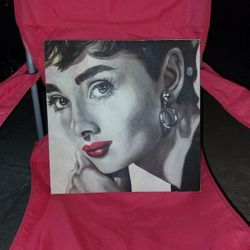 Audrey Hepburn Canvas Painting