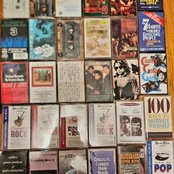 CASSETTE MUSIC TAPE LOT VINTAGE 