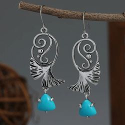 Beautiful Silver Flower Designs Earrings 
