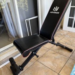 ADVENOR adjustable weight bench