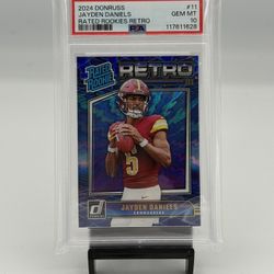 2024 Panini Donruss Rated Rookie Retro 11 Jayden Daniels
