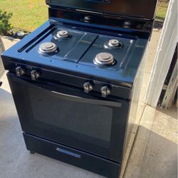 Whirlpool Stove Black