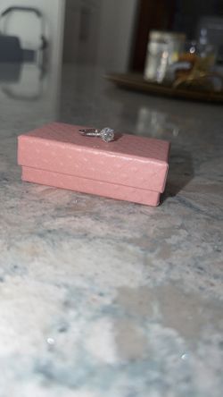 14k White Gold Lab-Created Moissanite Halo Ring GRA 1.00ct VVS1 Sz 7