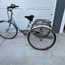 Vintage Ez Bike Tricycle Bicycle Classic 