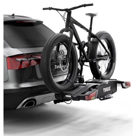 Thule 933300 Easyfold XT 2-Bike Towbar Carrier, Black/Silver