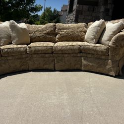 Comfiest Couch Ever! Feather Cushions — Custom From Drexel Heritage