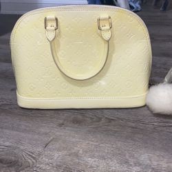 LOUIS VUITTON Monogram Vernis Alma PM Bag
