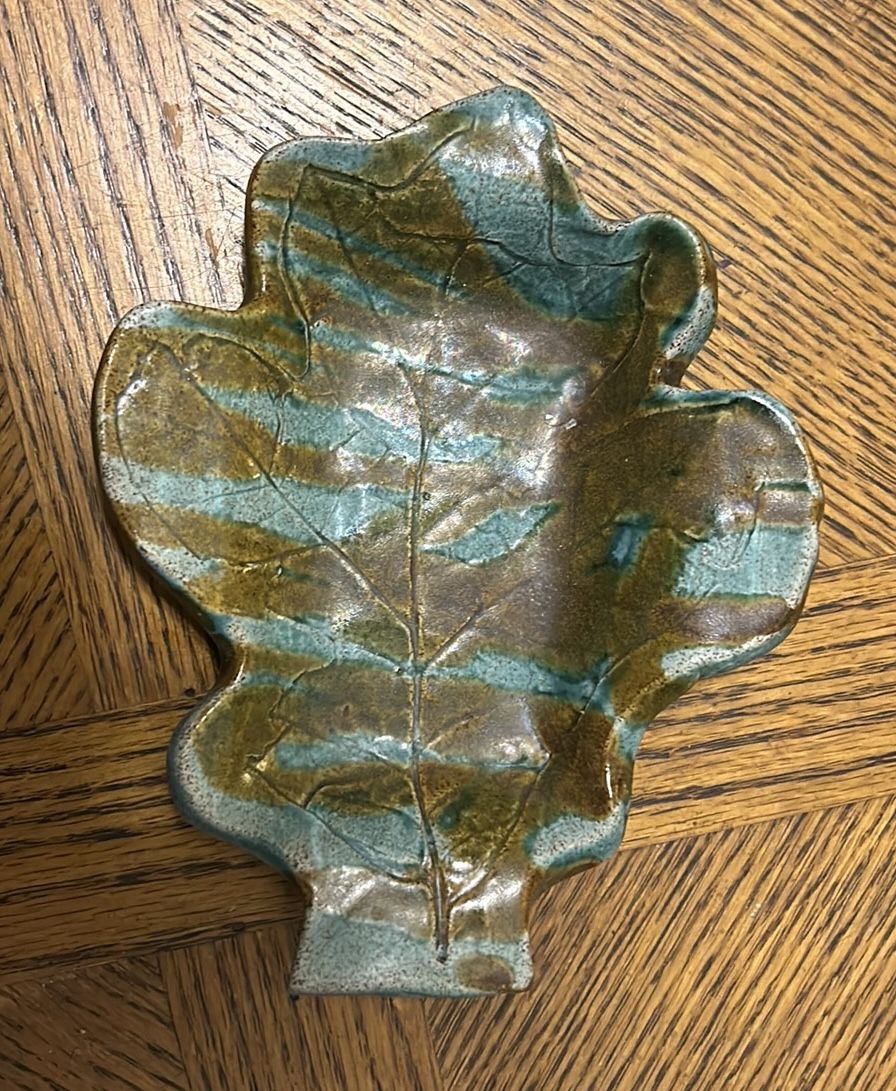 Muddy Moses & Mom: Oak Leaf Soap Dish