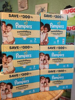 Pampers Swaddlers/$42 Each (Cada Caja)