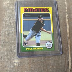 Paul skenes mini heritage rookie card