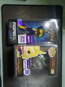 NYCC sliver all might funko pop and figpin
