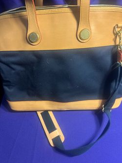 Dooney & Bourke Navy Nylon Tote Bag