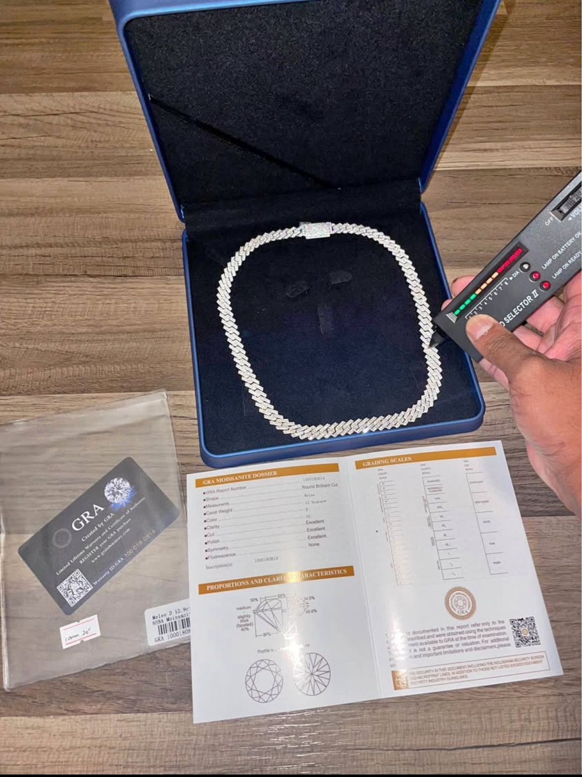 Diamond Cuban link 20 inch