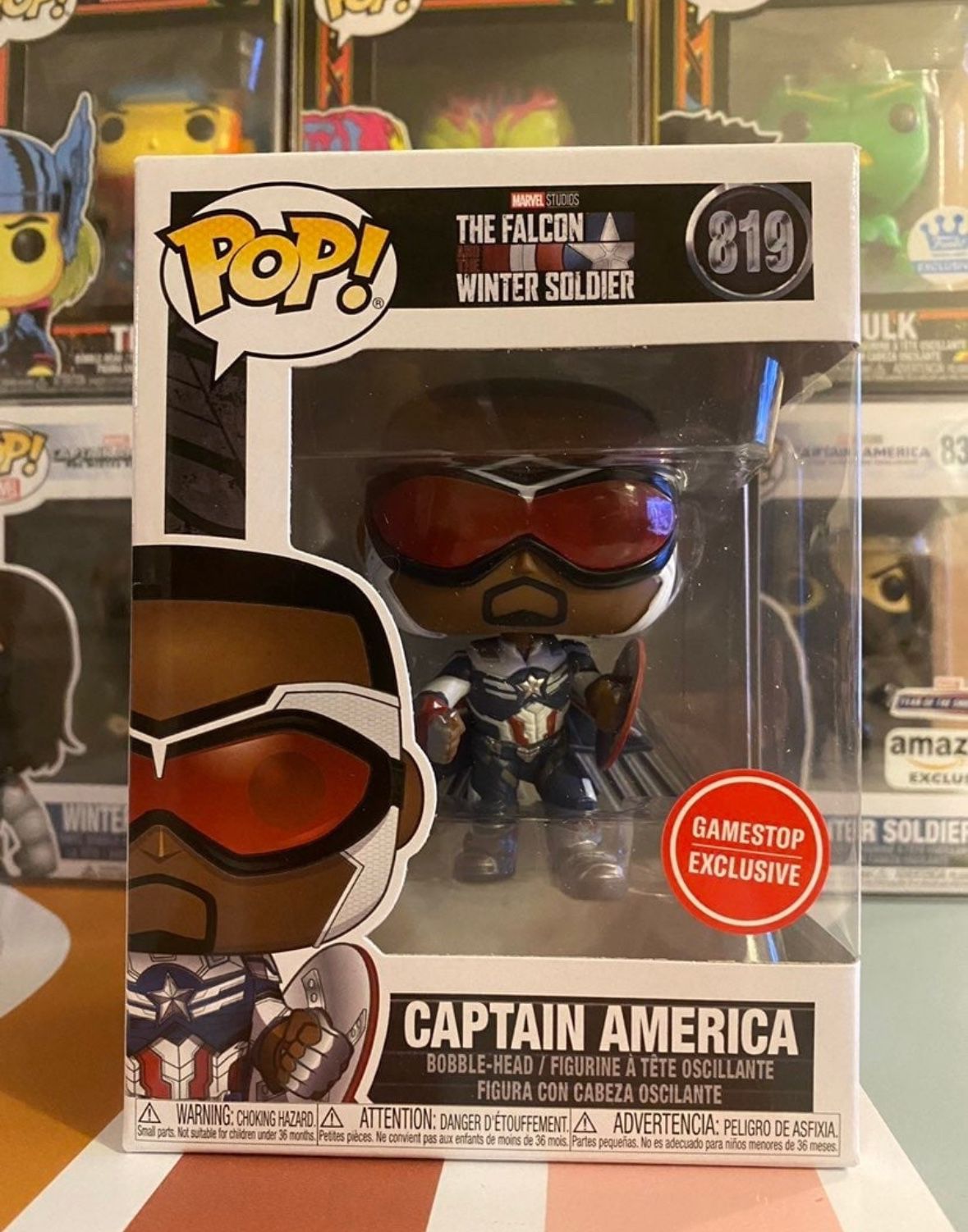 Funko Pop Captain American 819 Gamestop