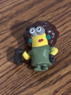 Minions The Rise Of Gru Bag Lady Purse Wig McDonalds Toy 2019 Toy Figure