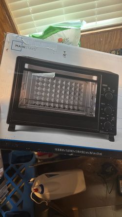 Mainstays Toaster Oven in Box
