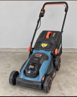 SENIX 40V 17" Cordless Electric Lawn Mower + 2 Batteries & Charger