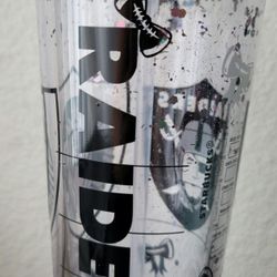 Raiders Starbucks Water Globe 24 oz  Tumler