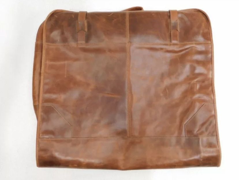Wilsons Leather Brown Travel Garment Bag