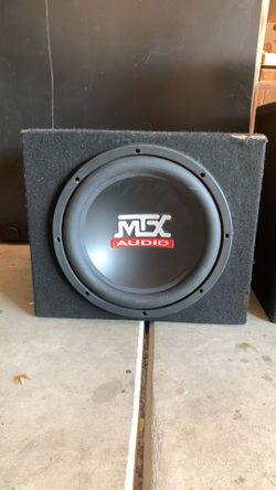 MTX Audio 12” Sub With The Box
