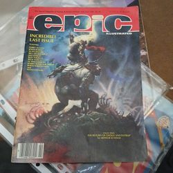 Epic Illustrated Marvel Magazine 