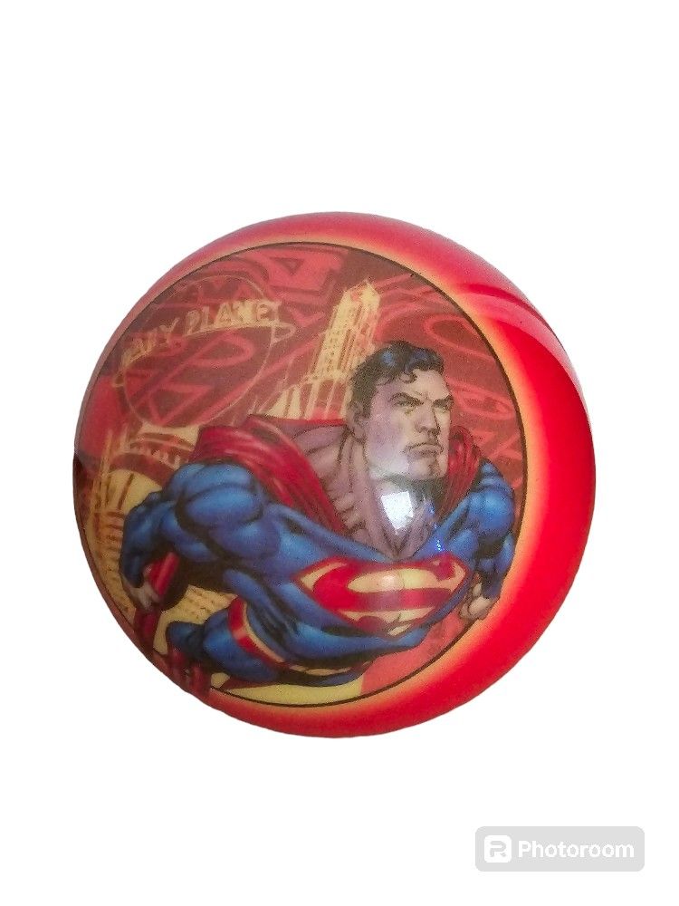 Vintage Rare 90s Superman Bowling Ball Not Drilled