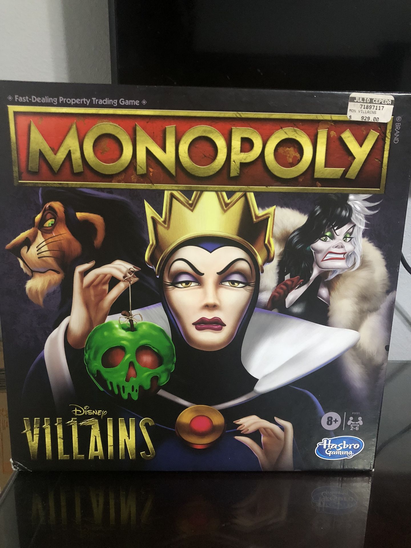 Monopoly Disney Villains