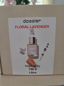 Dossier floral lavender inspired by YSL's Libre
