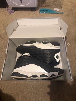 Air Jordan 13 Black White Sneakers
