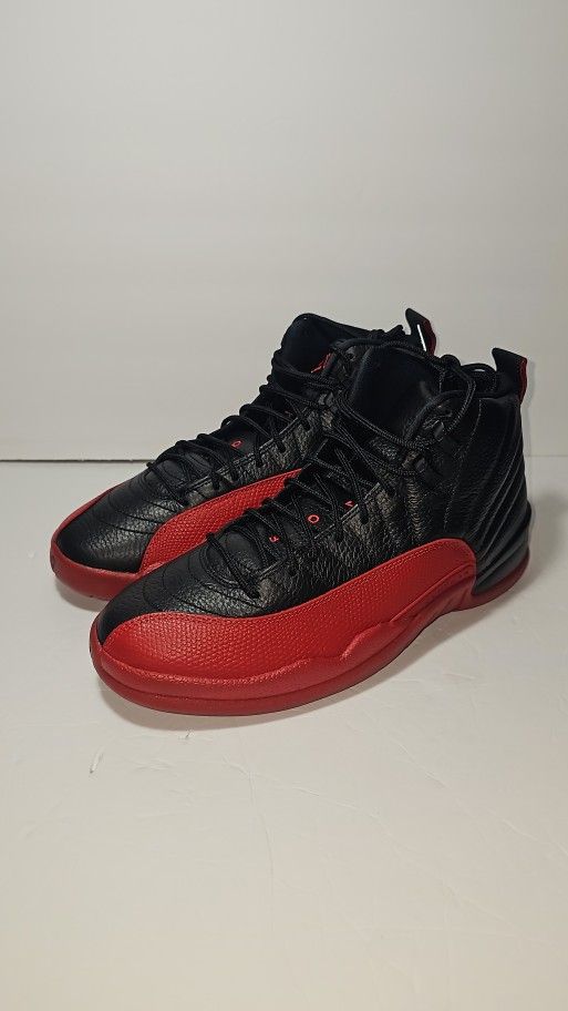 Nike Air Jordan 12 Retro Flu Game Black Red 2025 CT8013-002 Men's Size 13