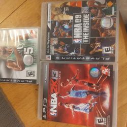 Nba Ps3,  3 Used Games